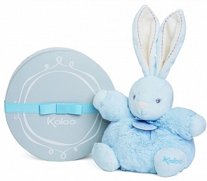 Мягкая игрушка из серии Жемчуг - Заяц маленький, голубой, 18 см. (Kaloo, K962152)